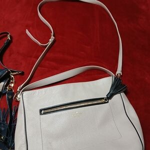 Kate Spade Cream and Black Crossbody Bag